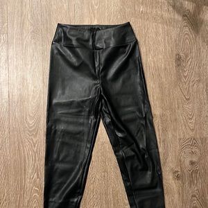 Pleather leggings Charlotte Russe XS